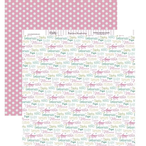 Kit de scrapbooking Voy a ser mamá Dayka 30x30cm