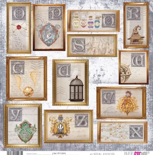 Kit de Scrapbooking Wizarding Adventure PapersForYou 30x30cm