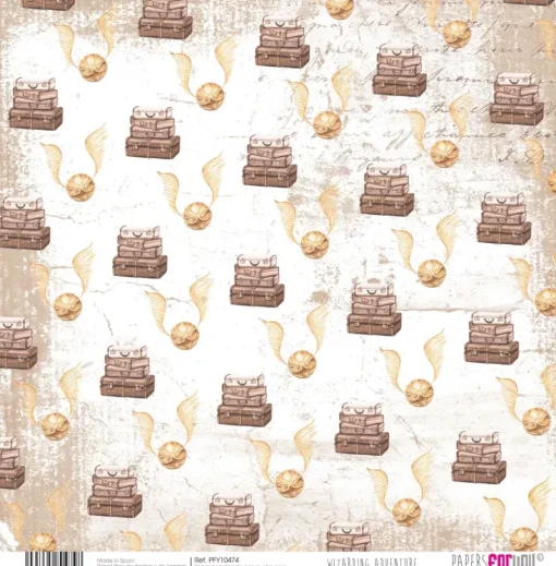 Kit de Scrapbooking Wizarding Adventure PapersForYou 30x30cm