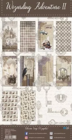 Kit de scrapbooking Wizarding Adventure II PapersForYou 15x30cm