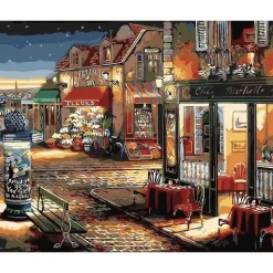 Kit Pintar Por Números Rue Du Lepic Paris Alex Bog 40x50cm