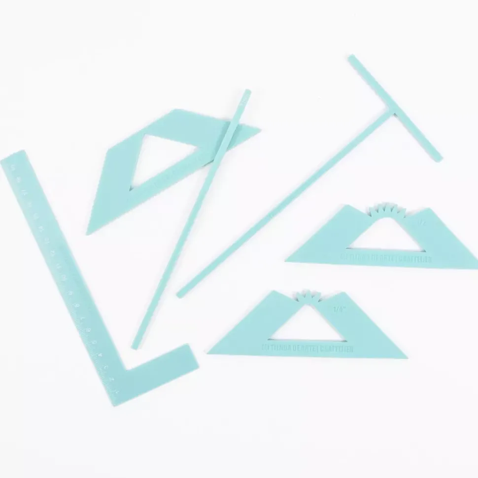 Kit Reglas de Encuadernación Turquesa