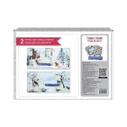 Kit Tarjetas Navideñas con soporte Winter Forest Fabrika Decoru 20x10cm