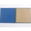 Álbum azul de anillas Manipulados Solidarios 20x20cm
