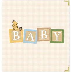 Álbum de 2 anillas Baby Blocks Tan Winnie The Pooh Baby Echo Park 15x20cm