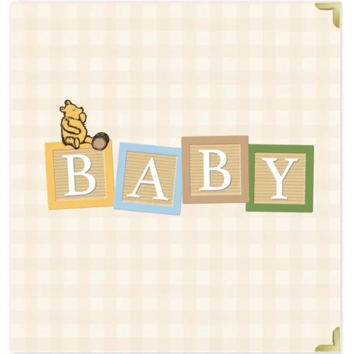 Álbum de 2 anillas Baby Blocks Tan Winnie The Pooh Baby Echo Park 15x20cm