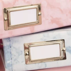 Álbum de Anillas Ecopiel Mármol Amarillo Craftelier 12