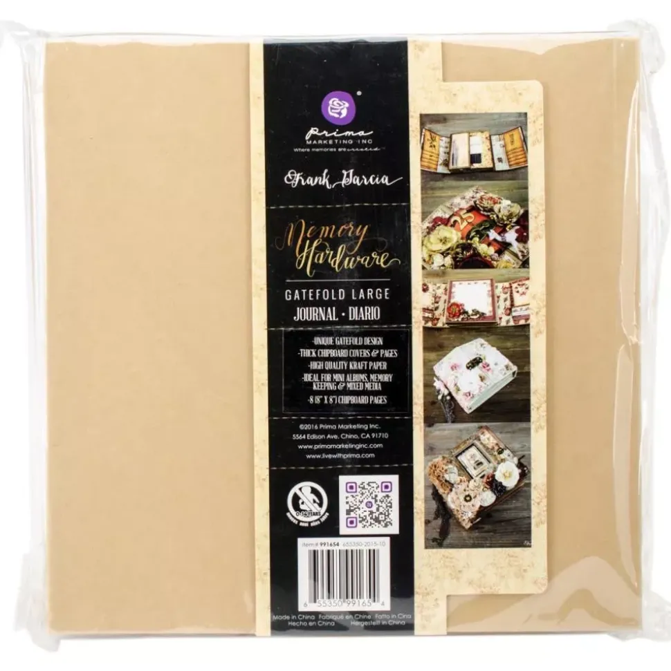 Álbum de chipboard Gatefold Memory Hardware Frank García 21x21cm