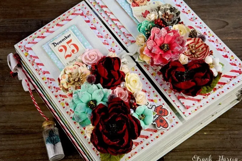 Álbum de chipboard Gatefold Memory Hardware Frank García 21x21cm