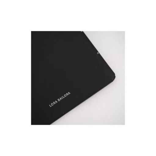 Álbum de chipboard lomo ancho Estrellas Negro Lora Bailora 6"x8"