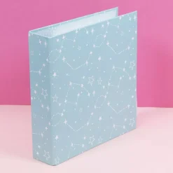 Álbum 6”x8" Galaxia Mint Lomo 5cm Craftelier