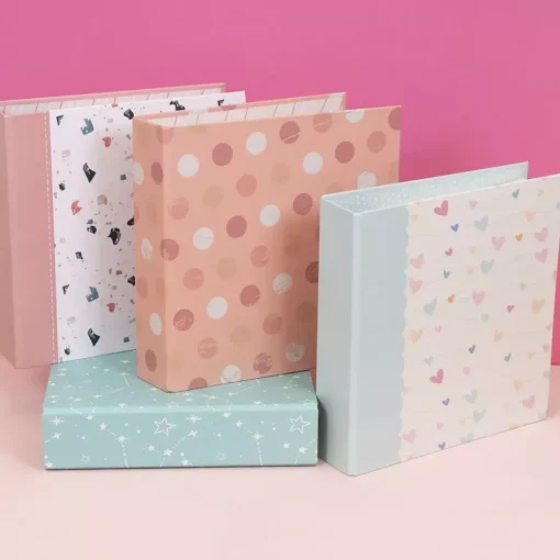 Álbum 6”x8" Polka Dots Lomo 5cm Craftelier
