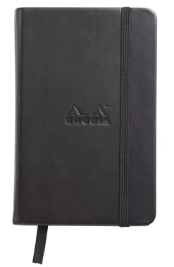 Libreta con puntos negra A6 Rhodia