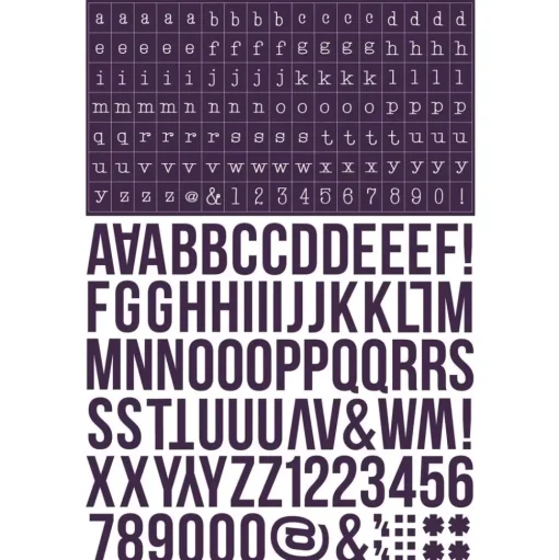 Libro de stickers Alfabeto Darks Color Vibe Simple Stories