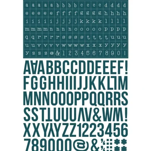Libro de stickers Alfabeto Darks Color Vibe Simple Stories