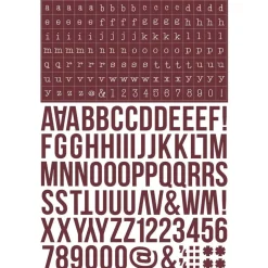 Libro de stickers Alfabeto Darks Color Vibe Simple Stories