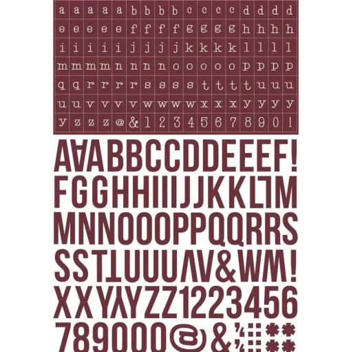 Libro de stickers Alfabeto Darks Color Vibe Simple Stories