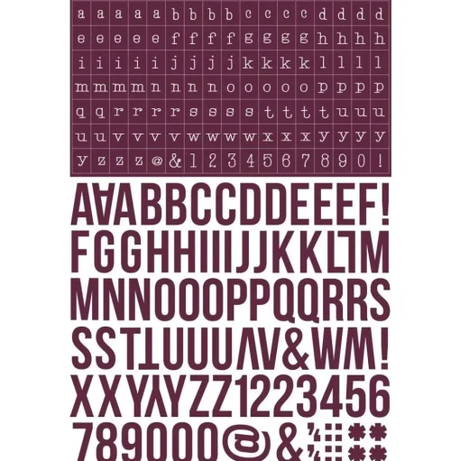 Libro de stickers Alfabeto Darks Color Vibe Simple Stories