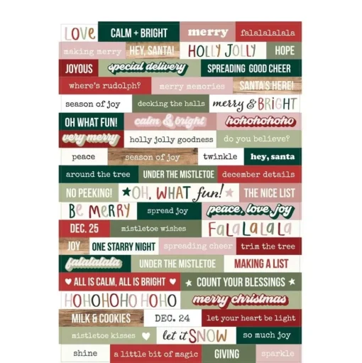 Libro de Stickers Boho Christmas Simple Stories