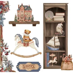 Láminas Adhesivas Santa's Workshop PapersForYou 30x30cm