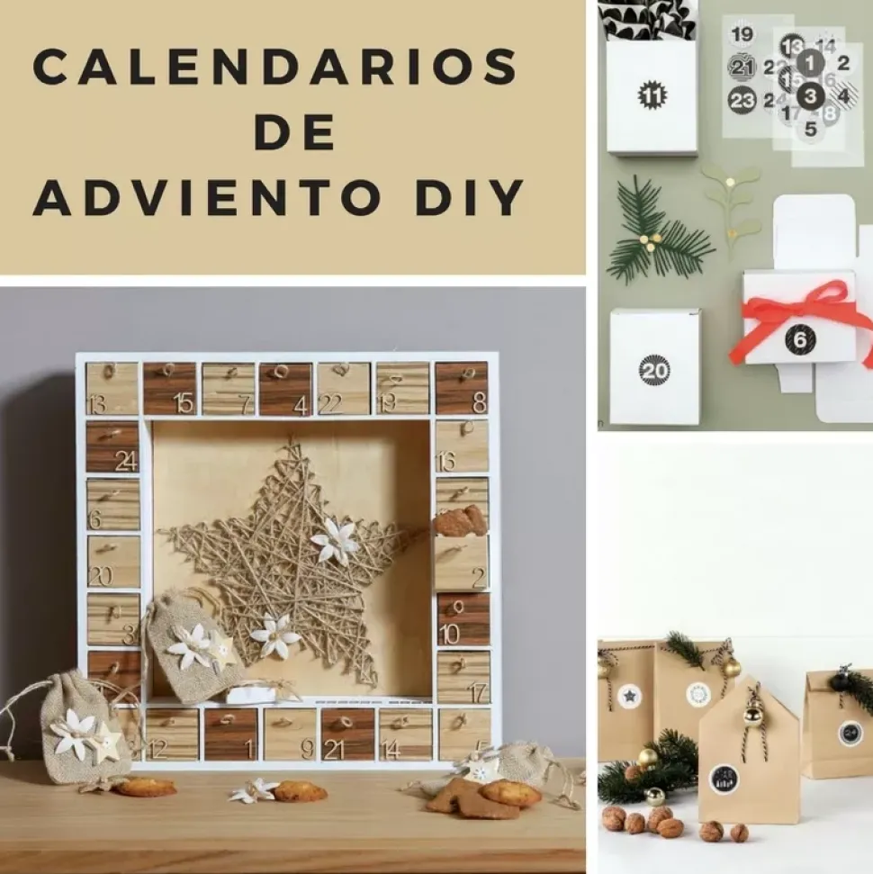 Marco Calendario de adviento de madera