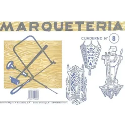 Marquetería 08 Lámpara y adornos religiosos