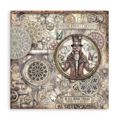 Maxi Set de scrapbooking Master of Magic Stamperia 30x30cm