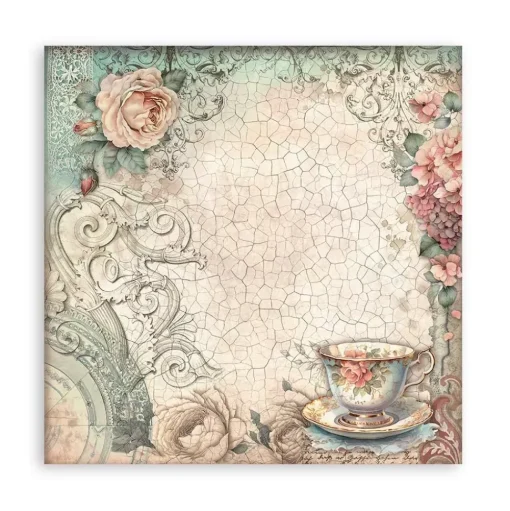 Maxi set de scrapbooking Brocante Antiques Stamperia 20x20cm