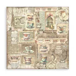 Maxi set de scrapbooking Brocante Antiques Stamperia 20x20cm
