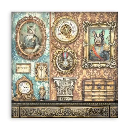 Maxi Set de scrapbooking Alterego Stamperia 20x20cm