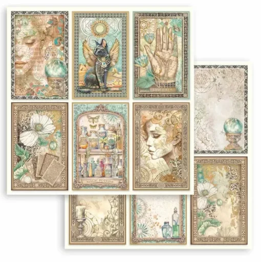 Maxi Set de scrapbooking Fortune Stamperia 30x30cm