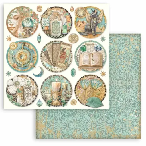 Maxi Set de scrapbooking Fortune Stamperia 30x30cm