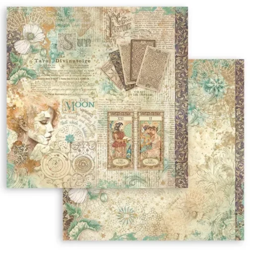 Maxi Set de scrapbooking Fortune Stamperia 30x30cm