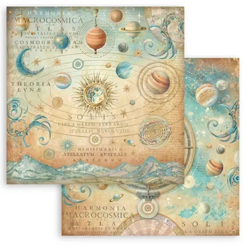 Maxi Set de scrapbooking Fortune Stamperia 30x30cm