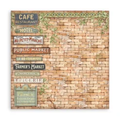 Maxi Set de scrapbooking Art of Travelling Stamperia 20x20cm