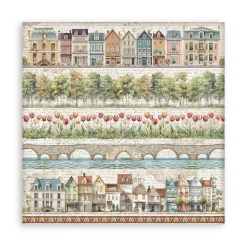 Maxi Set de scrapbooking Art of Travelling Stamperia 20x20cm