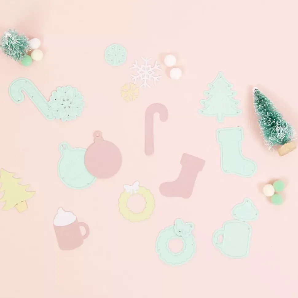 Mini Troquel Puerta de Navidad Craftelier