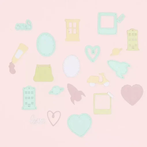 Mini Troquel Tab Romántico Craftelier