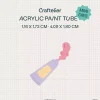 Mini Troquel Tubo Acrílico Craftelier