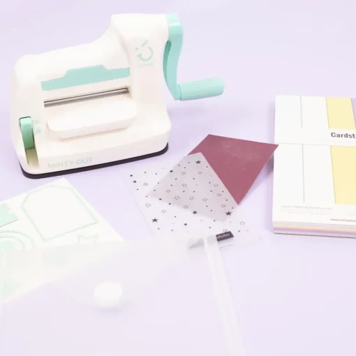 Mini troqueladora Minty Cut Craftelier + Exclusivo Kit Iniciación