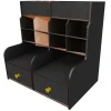 Organizador de escritorio para rotuladores y bolígrafos negro Fabrika Decoru