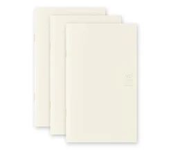 Pack 3 cuadernos lisos B6 Slim Light Midori MD Paper