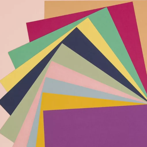 Pack de 5 Cartulinas Textura Fucsia Craftelier 30x30cm