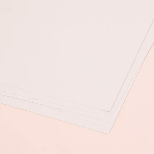 Pack de 5 Cartulinas Textura Perlada Blanco Craftelier 30x30cm