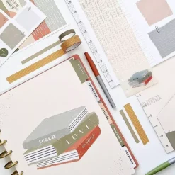 Pack de Accesorios Big Homeschool Peachy Happy Planner