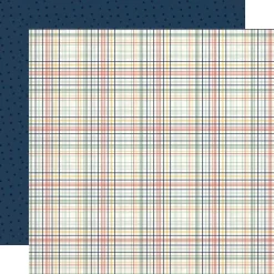 Papel ABC Plaid Back to School Carta Bella 30x30cm