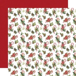 Papel Candy Cane Gifts Christmas Joy Echo Park 30x30cm