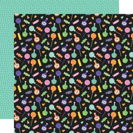 Papel Candy Haul Monster Mash Echo Park 30x30cm