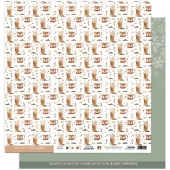 Papel Chocolate Enchantement Florilèges Design 30x30cm