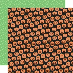 Papel Faces Of Halloween Monster Mash Echo Park 30x30cm